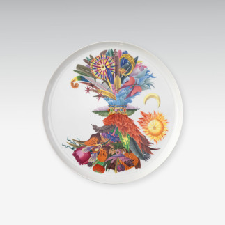 Große Platte für die Triennale Mailand 1954