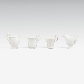 Gruppe: Vier Mustertassen