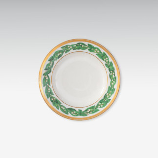 Teller mit Maiglöckchenfries