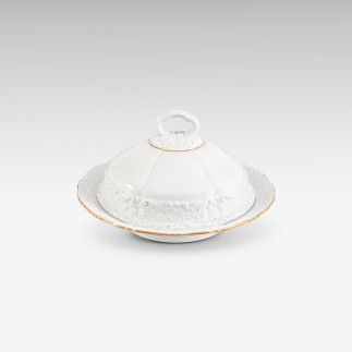 Große Schüssel mit Cloche