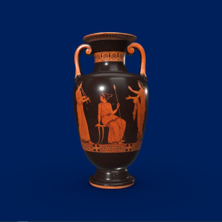 Vase in "etruskischem" Stil