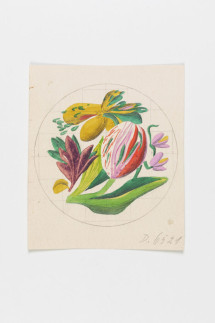 Entwurf: Teller Modernes Bouquet 1