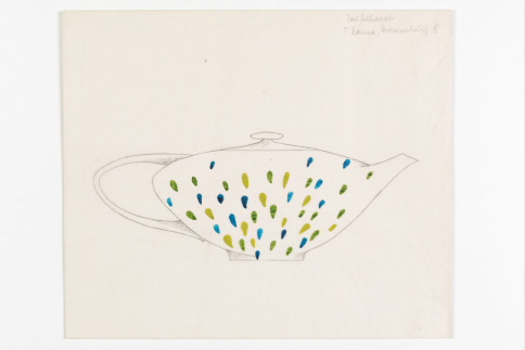 Entwurf: Teekanne Tropfendekor