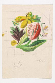 Entwurf: Teller Modernes Bouquet 2