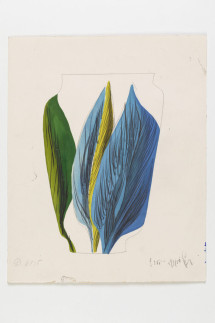 Entwurf: Vase Stehende Blätter