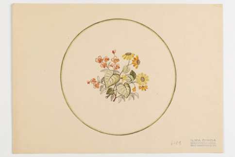 Entwurf: Modernes Blumenbouquet