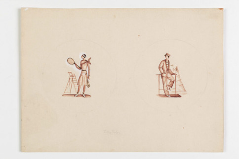 Entwurf: Teeservice "Sportfiguren"