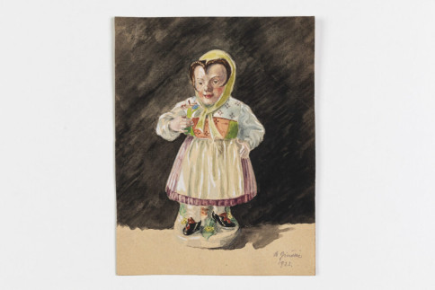 Aquarell nach barocker Vorlage