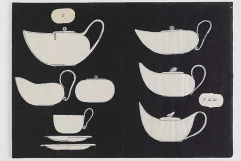 Entwurf: Teeservice und Teekannen