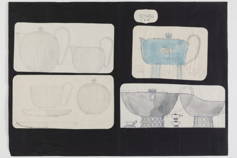 Entwurf: Drei Teeservice