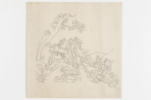 Entwurf: Reitendes Paar