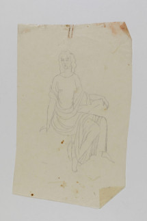 Entwurf: Sitzende Arkadierin