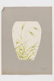 Entwurf: Vasendekor mit Ähren