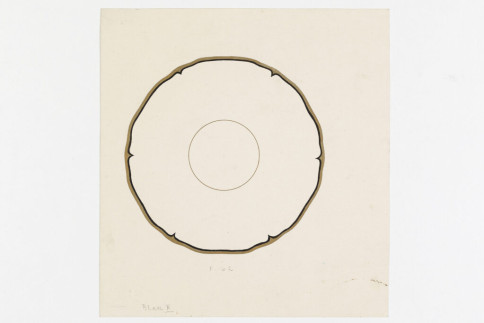 Entwurf: Dekor für einen Untersatz (Form 62)