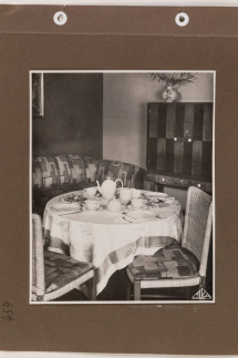 Historische Werbefotografie: Modernes Interieur mit mit Service Form 68